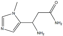 1H-Imidazole-5-propanamide,beta-amino-1-methyl-(9CI) Struktur