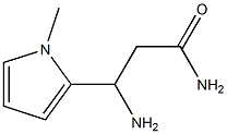 1H-Pyrrole-2-propanamide,beta-amino-1-methyl-(9CI) Struktur