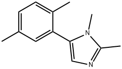 1H-Imidazole,5-(2,5-dimethylphenyl)-1,2-dimethyl-(9CI) Struktur