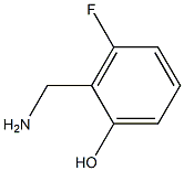 2-(aminomethyl)-3-fluorophenol Struktur