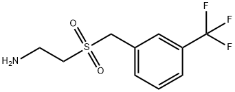 2-(3-(trifluoromethyl)benzylsulfonyl) ethanamine Struktur