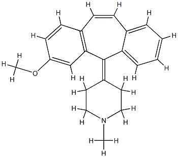 3-methoxycyproheptadine Struktur