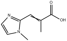 2-Propenoicacid,2-methyl-3-(1-methyl-1H-imidazol-2-yl)-(9CI) Struktur