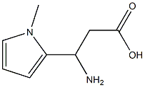 1H-Pyrrole-2-propanoicacid,beta-amino-1-methyl-(9CI) Struktur