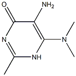 4(1H)-Pyrimidinone,5-amino-6-(dimethylamino)-2-methyl-(9CI) Struktur