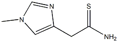 1H-Imidazole-4-ethanethioamide,1-methyl-(9CI) Struktur