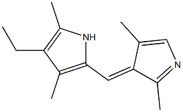 1H-Pyrrole,2-[(2,4-dimethyl-3H-pyrrol-3-ylidene)methyl]-4-ethyl-3,5-dimethyl-(9CI) Struktur