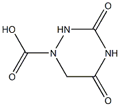 1,2,4-Triazine-1(2H)-carboxylicacid,tetrahydro-3,5-dioxo-(9CI) Struktur