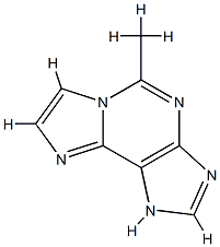 1H-Imidazo[2,1-i]purine,  5-methyl-  (9CI) Struktur