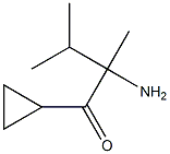 1-Butanone,2-amino-1-cyclopropyl-2,3-dimethyl-(9CI) Struktur