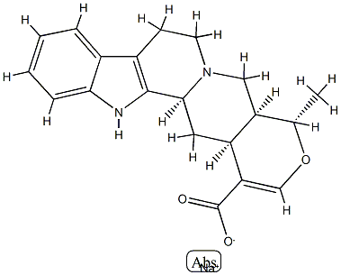 Tetrahydroalstonate de sodium [French] Struktur