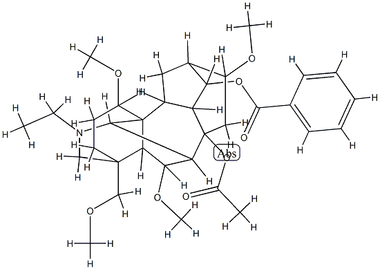 13,15-dideoxyaconitine Struktur