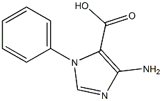 1H-Imidazole-5-carboxylicacid,4-amino-1-phenyl-(9CI) Struktur