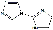 4H-1,2,4-Triazole,4-(4,5-dihydro-1H-imidazol-2-yl)-(9CI) Struktur