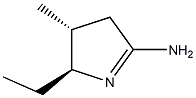 2H-Pyrrol-5-amine,2-ethyl-3,4-dihydro-3-methyl-,(2R,3S)-rel-(9CI) Struktur