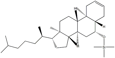 6β-[(Trimethylsilyl)oxy]-5α-cholest-2-ene Struktur