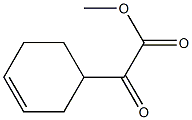 α-Oxo-(3-cyclohexenyl)acetic acid methyl ester Struktur