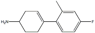 3-Cyclohexen-1-amine,4-(4-fluoro-2-methylphenyl)-(9CI) Struktur