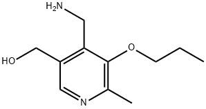 3-Pyridinemethanol,4-(aminomethyl)-6-methyl-5-propoxy-(9CI) Struktur