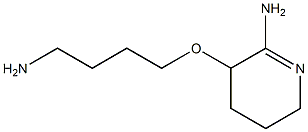 2-Pyridinamine,3-(4-aminobutoxy)-3,4,5,6-tetrahydro-(9CI) Struktur