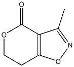 4H-Pyrano[3,4-d]isoxazol-4-one,6,7-dihydro-3-methyl-(9CI) Struktur