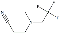 Propanenitrile,3-[methyl(2,2,2-trifluoroethyl)amino]-(9CI) Struktur