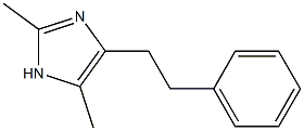 1H-Imidazole,2,4-dimethyl-5-(2-phenylethyl)-(9CI) Struktur