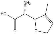 threo-Hex-4-enonic acid, 2-amino-3,6-anhydro-2,4,5-trideoxy-4-methyl- (9CI) Struktur