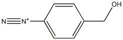 4-(hydroxymethyl)benzenediazonium ion Struktur