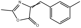 5(4H)-Oxazolone, 2-Methyl-4-[(3-Methylphenyl)Methylene]- Struktur