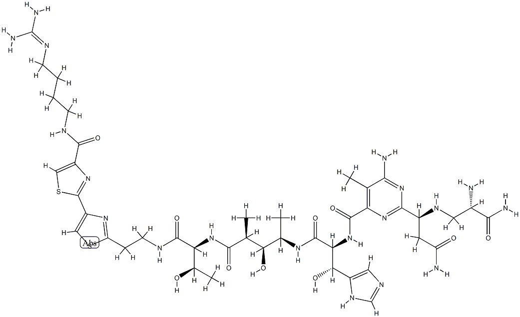 deglycobleomycin Struktur