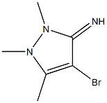 3H-Pyrazol-3-imine,4-bromo-1,2-dihydro-1,2,5-trimethyl-(9CI) Struktur