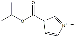 1H-Imidazolium,1-methyl-3-[(1-methylethoxy)carbonyl]-(9CI) Struktur