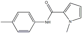 1H-Pyrrole-2-carboxamide,1-methyl-N-(4-methylphenyl)-(9CI) Struktur