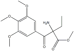 Tyrosine,  -alpha--ethyl-3,5-dimethoxy-O-methyl--bta--oxo-,  methyl  ester Struktur