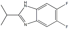 1H-Benzimidazole,5,6-difluoro-2-(1-methylethyl)-(9CI) Struktur