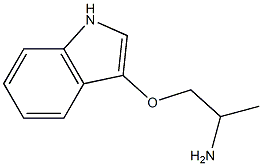 2-Propanamine,1-(1H-indol-3-yloxy)-(9CI) Struktur