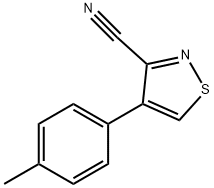 3-Isothiazolecarbonitrile,4-(4-methylphenyl)-(9CI) Struktur