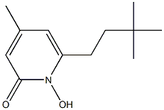 2(1H)-Pyridinone,6-(3,3-dimethylbutyl)-1-hydroxy-4-methyl-(9CI) Struktur