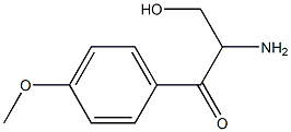 1-Propanone,2-amino-3-hydroxy-1-(4-methoxyphenyl)-(9CI) Struktur