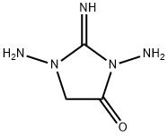 4-Imidazolidinone,1,3-diamino-2-imino-(9CI) Struktur