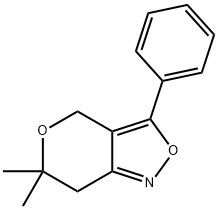 4H-Pyrano[4,3-c]isoxazole,6,7-dihydro-6,6-dimethyl-3-phenyl-(9CI) Struktur