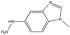 1H-Benzimidazole,5-hydrazino-1-methyl-(9CI) Struktur