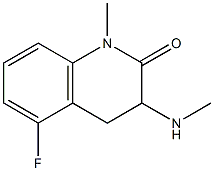 2(1H)-Quinolinone,5-fluoro-3,4-dihydro-1-methyl-3-(methylamino)-(9CI) Struktur