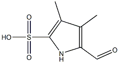 1H-Pyrrole-2-sulfonicacid,5-formyl-3,4-dimethyl-(9CI) Struktur