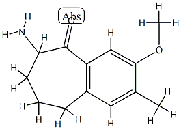 5H-Benzocyclohepten-5-one,6-amino-6,7,8,9-tetrahydro-3-methoxy-2-methyl-(9CI) Struktur