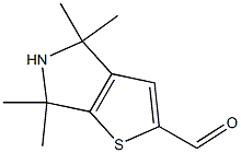 4H-Thieno[2,3-c]pyrrole-2-carboxaldehyde,5,6-dihydro-4,4,6,6-tetramethyl-(9CI) Struktur