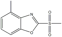 Benzoxazole,4-methyl-2-(methylsulfonyl)-(9CI) Struktur