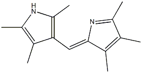 1H-Pyrrole,2,3,4-trimethyl-5-[(Z)-(2,4,5-trimethyl-3H-pyrrol-3-ylidene)methyl]-(9CI) Struktur