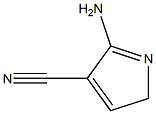 2H-Pyrrole-4-carbonitrile,5-amino-(9CI) Struktur